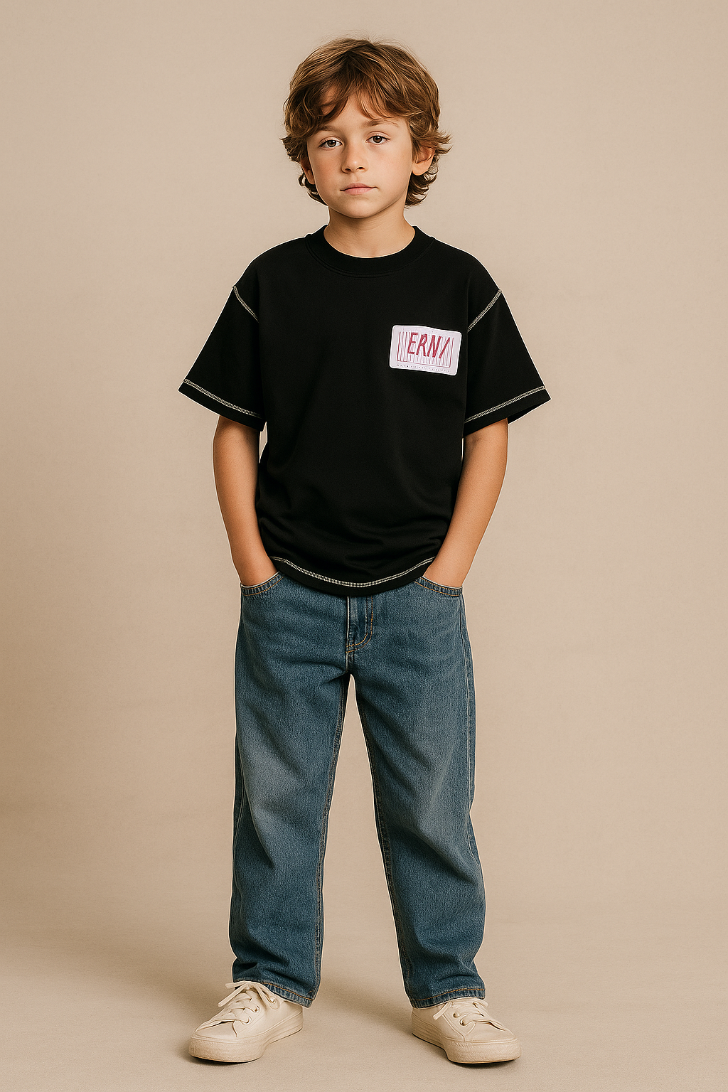 Casual T-shirt Black