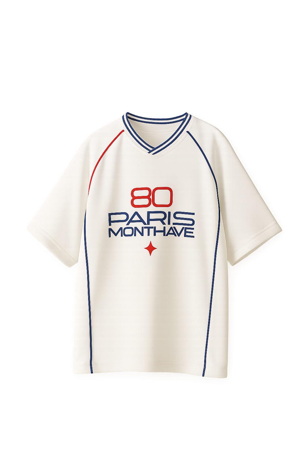 Paris 80 Sports Graphic Kids T-Shirt – White