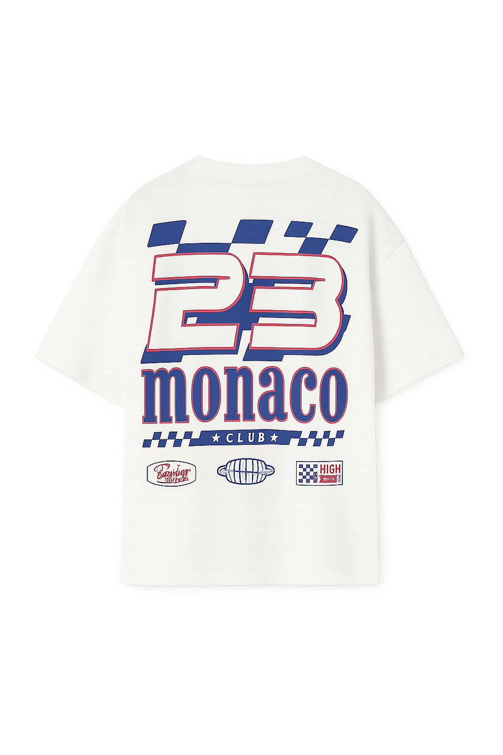 Monaco Racing Club “23” Graphic Tee – White