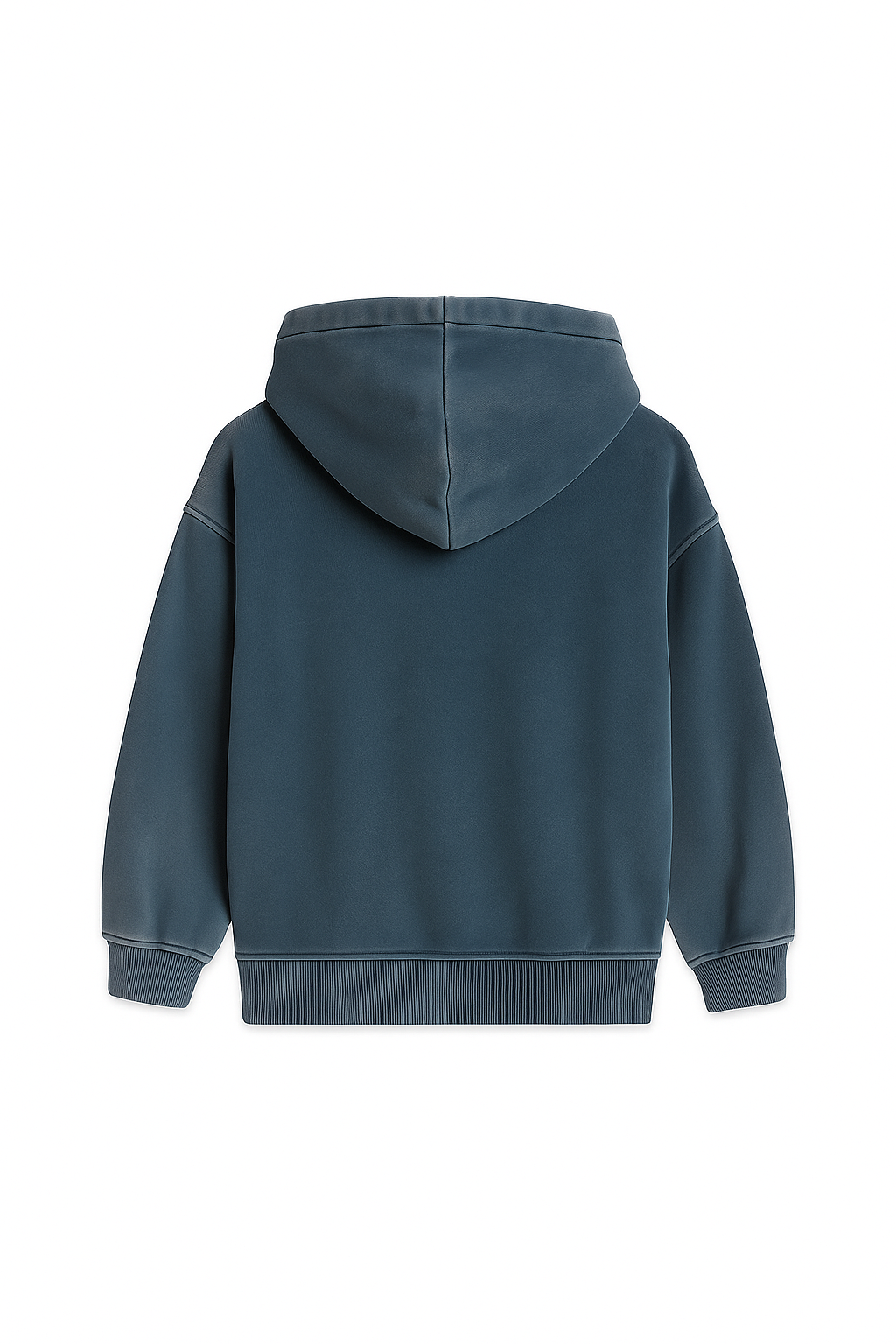 Kids Minimal “The World Is Yours” Hoodie – Blue Washed