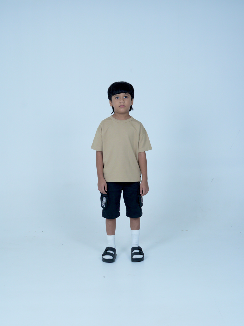 Exclusive #001 Oversized  T-Shirt – Sand Beige