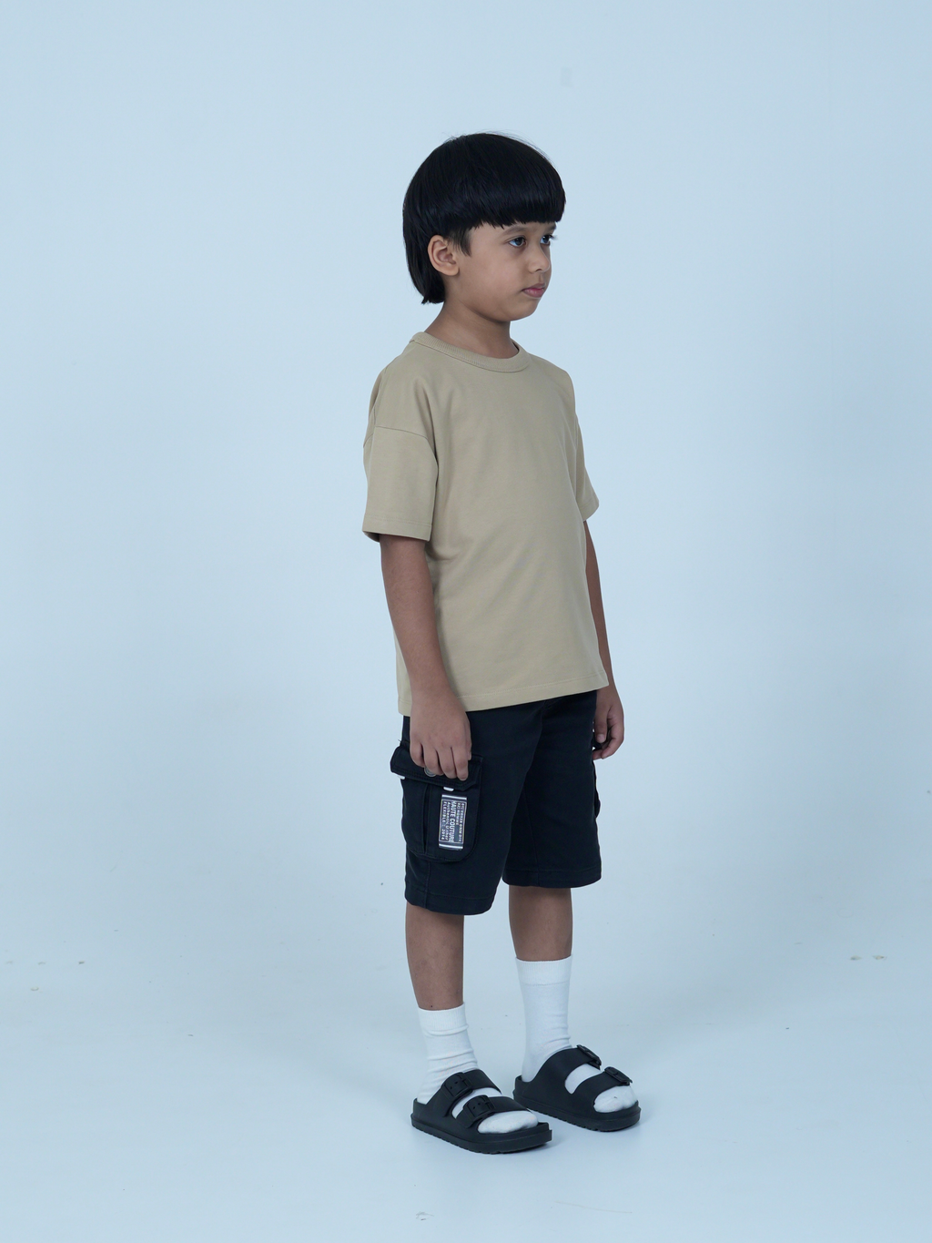Exclusive #001 Oversized  T-Shirt – Sand Beige