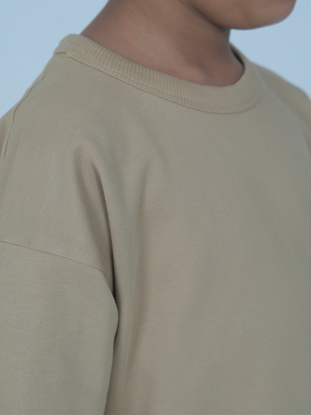 Exclusive #001 Oversized  T-Shirt – Sand Beige