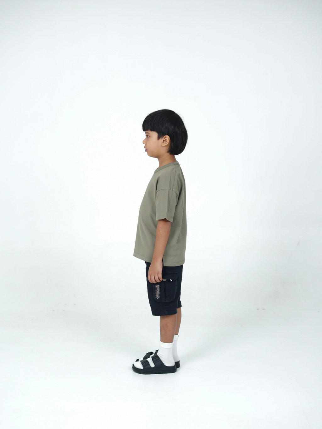 Exclusive #001 Oversized T-Shirt – Olive Green