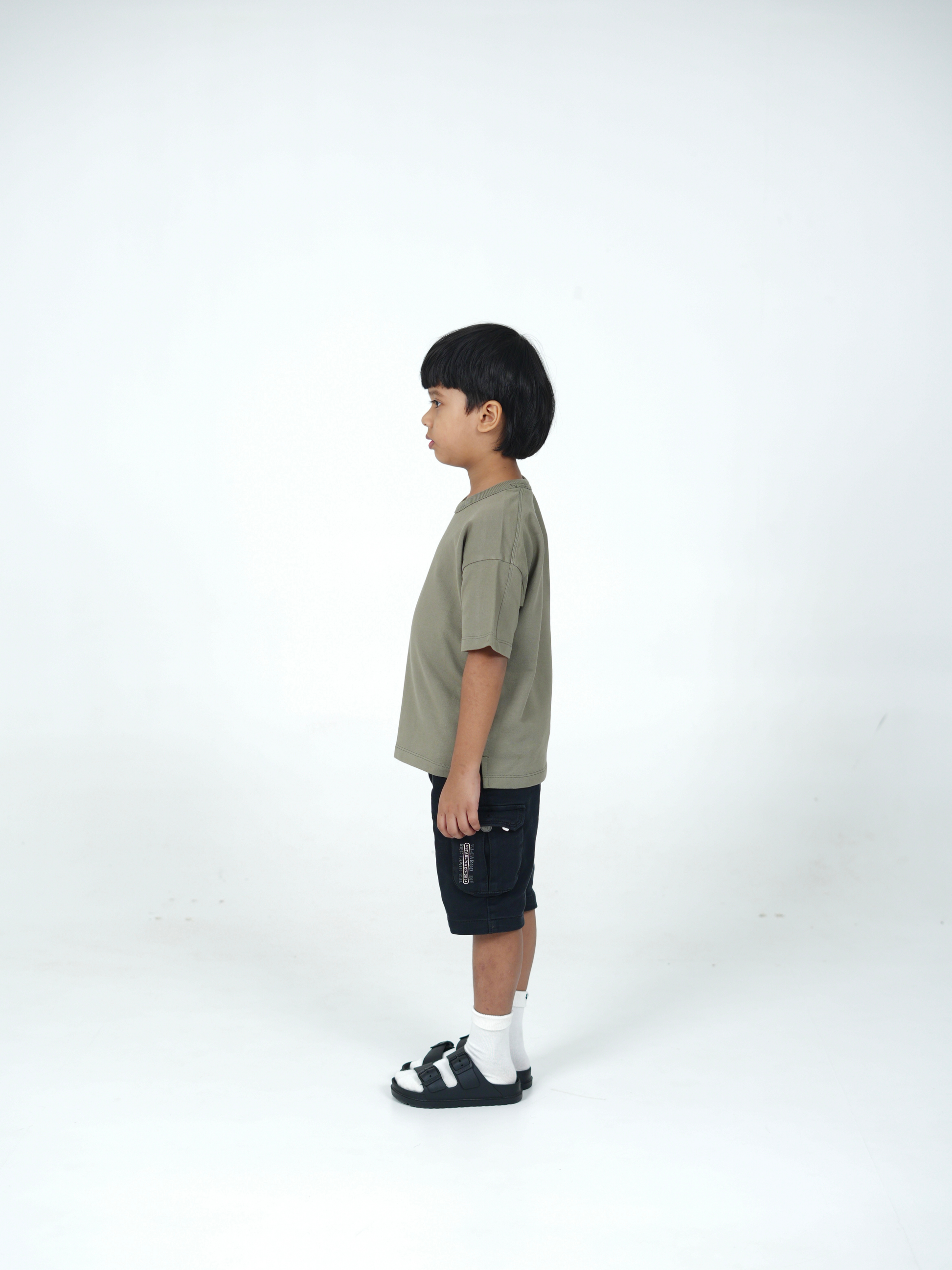 Exclusive #001 Oversized T-Shirt – Olive Green
