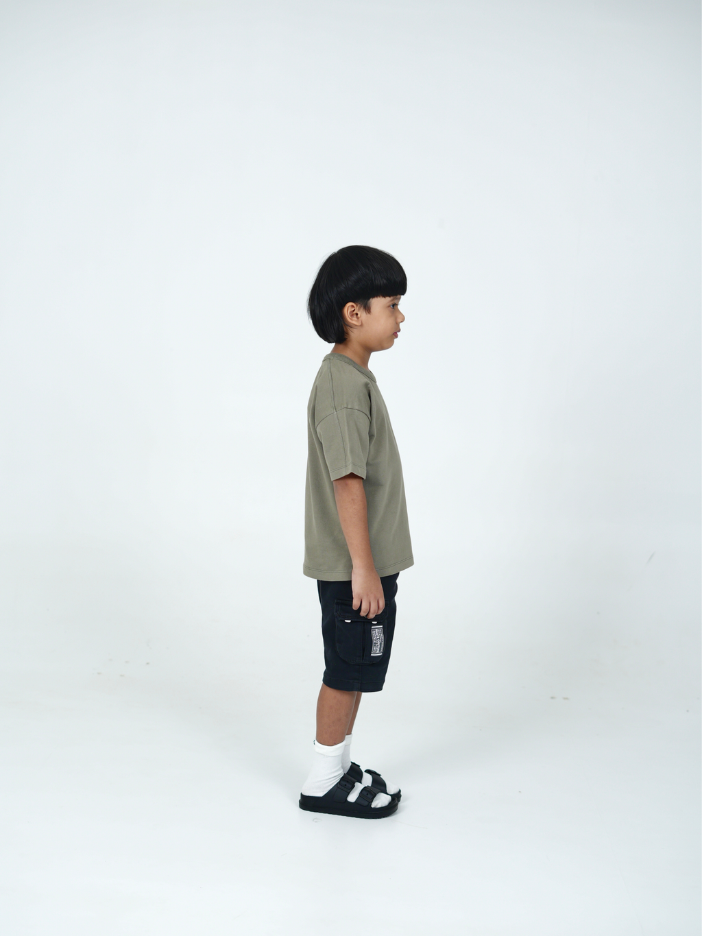 Exclusive #001 Oversized T-Shirt – Olive Green